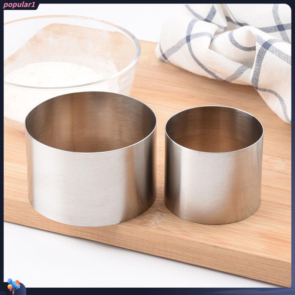 Populer Mousse Ring New Bakeware Alat Kue Kering Mini Bulat