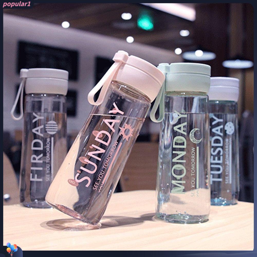 Populer Botol Air Minum 450ml Travel Sport Perlengkapan Outdoor Tahan Pecah Tahan Panas