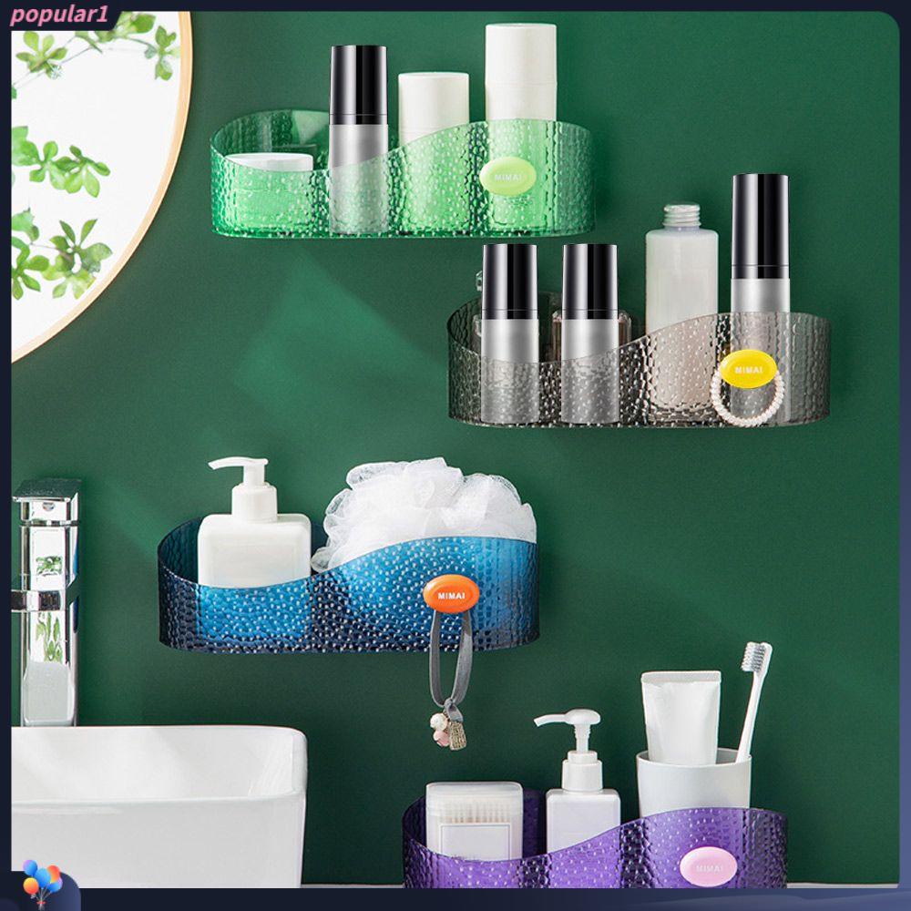 Populer Rak Penyimpanan Kuat Bantalan Beban Serba Serbi Organizer Perekat Diri Toilet Organizer
