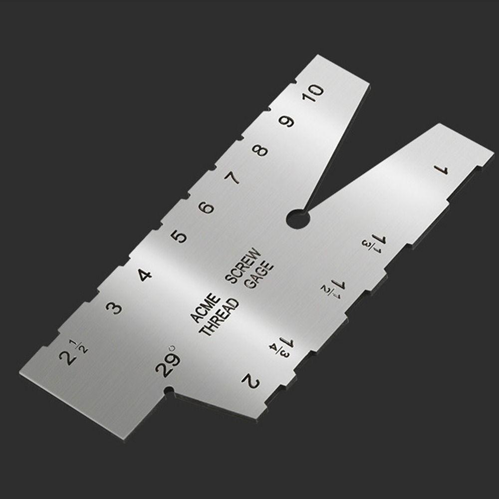 TOP Angle Gauge Carpenter Besi Carbon Steel Thread Bit Gauge/Pengukur Sudut Siku