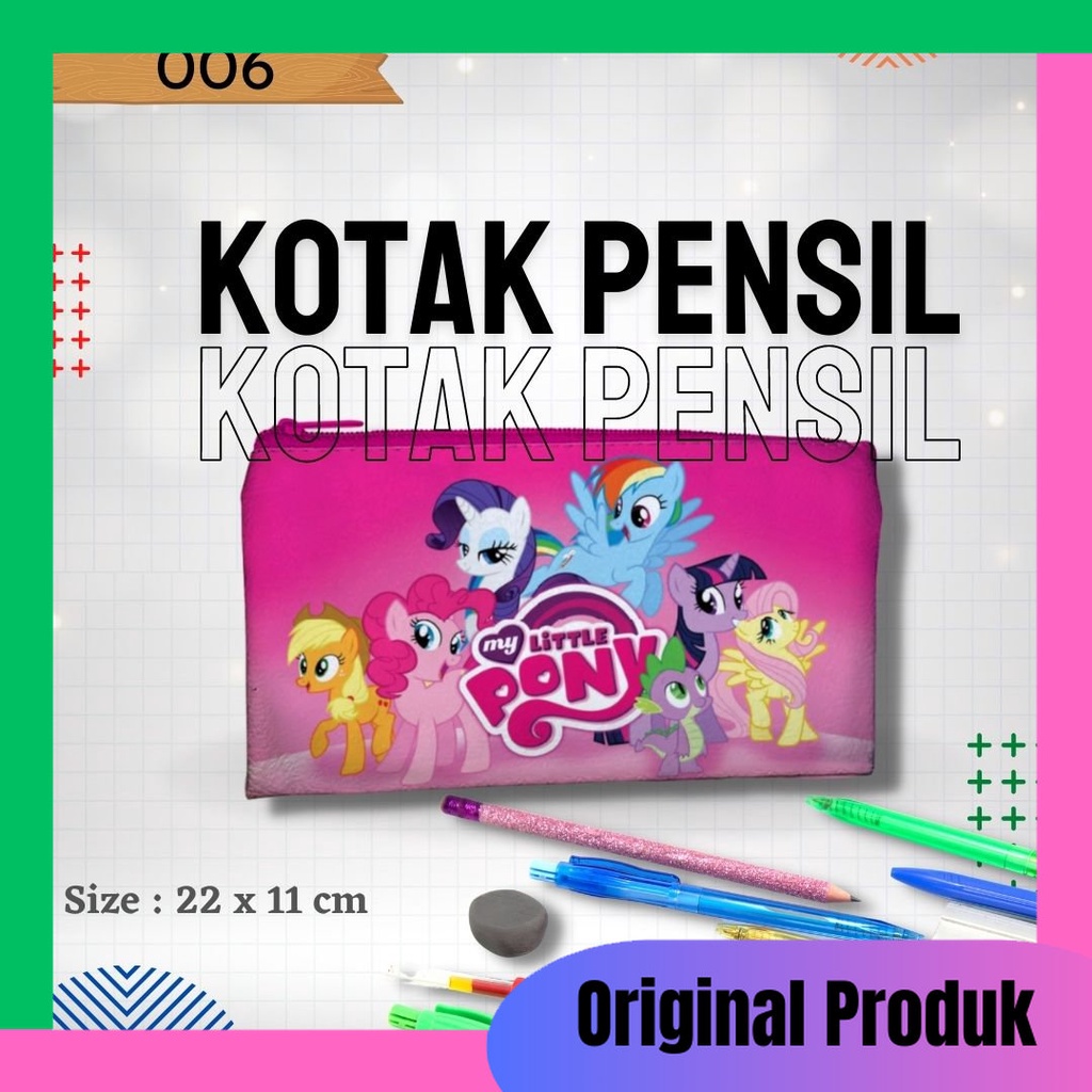 

Tempat Pensil, Kotak Pensil 006 gambar My Littel Pony Serbaguna Murah Dan Kualitas Terjamin , Original Produk Bahan Tebal