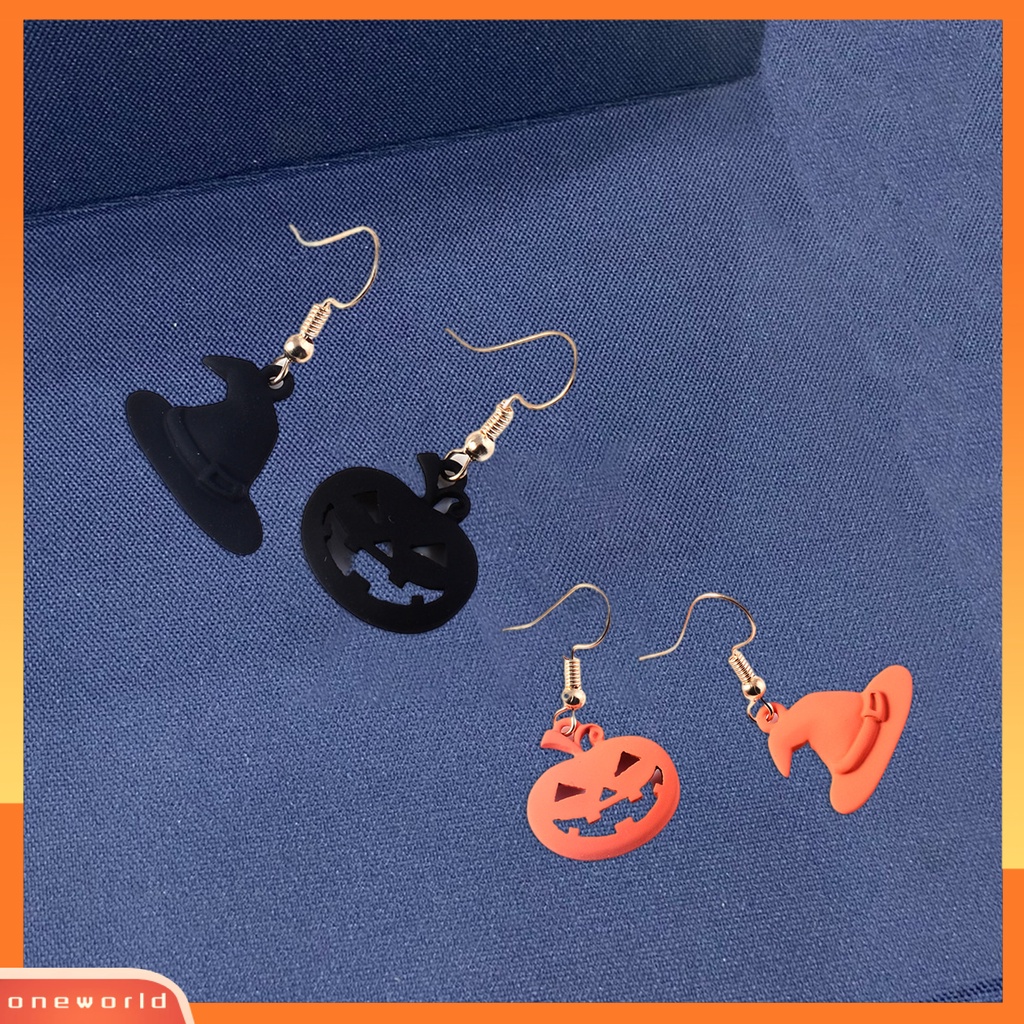 [WOD] 1pasang Anting Halloween Pengerjaan Halus Aksesoris Shiny Semua Pertandingan Indah Alloy Original Ilustrasi Gaya Aksesoris Untuk Pacaran