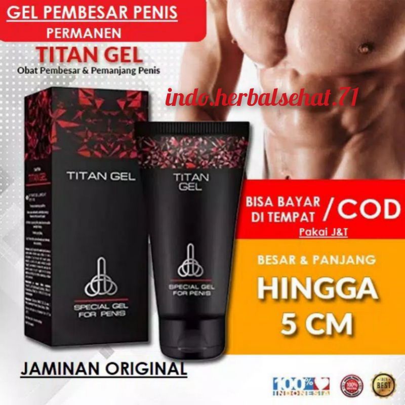 TITANS GEL Hitam ASLI 100%  MR.P MAKIN BESAR PANJANG DAN TAHAN LAMA idnmask1