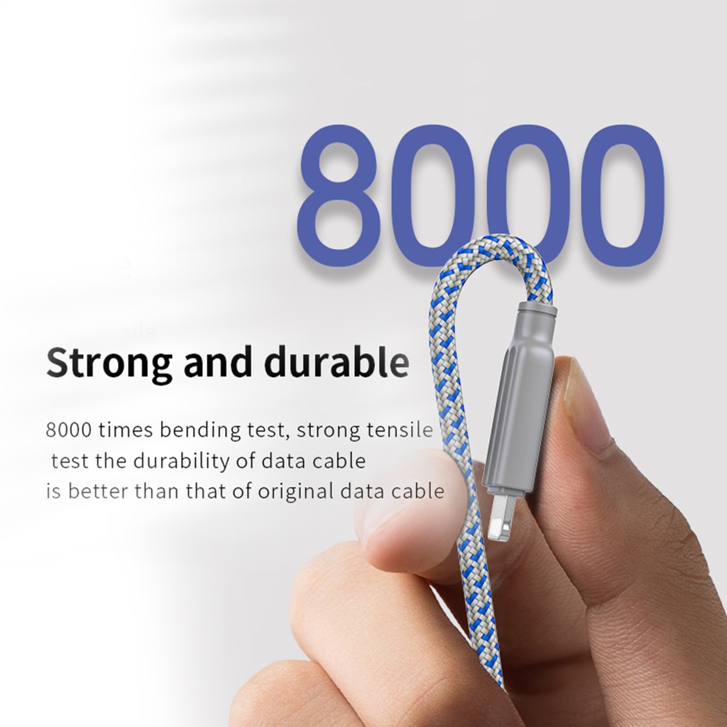 USB CABLE RECCI HONOUR MICRO , TYPE -C , IPHONE RTC-N23 FAST CHARGING