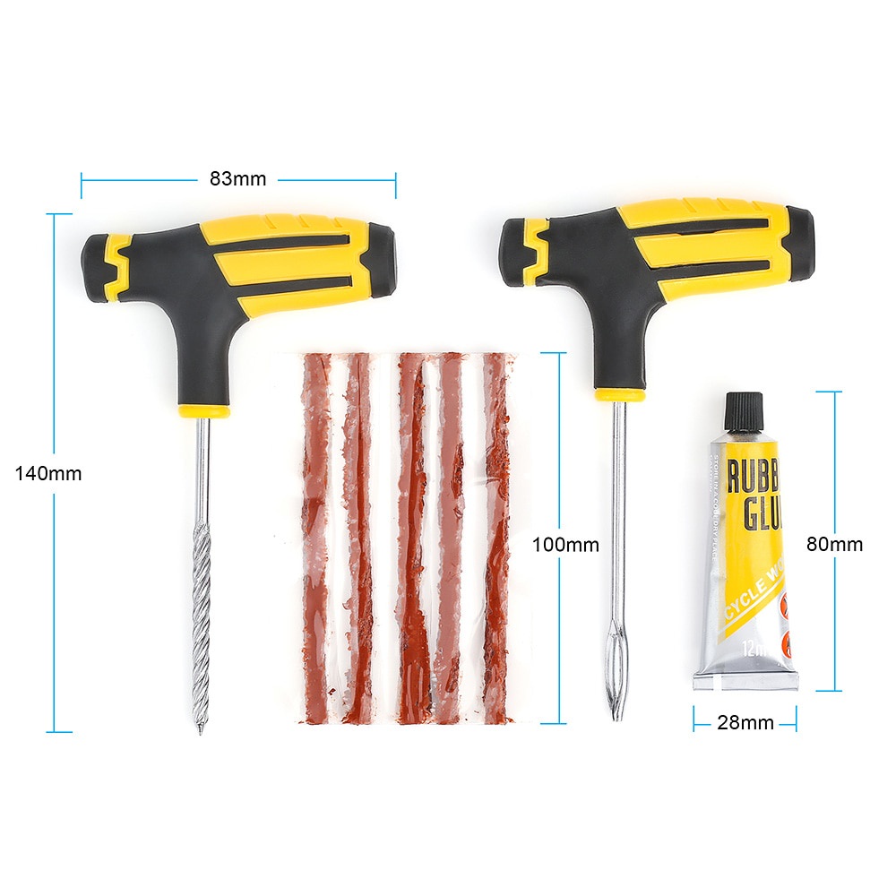 Blast Peralatan Tambal Ban tubles Mobil Sepeda Motor Tubeless Tire Repair Tool - CZK-8008