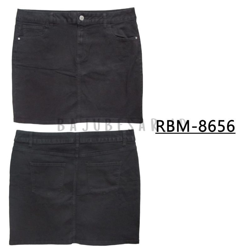 BAJUBESAR.ID RBM-8656 ROK JEANS ANKO BIGSIZE JUMBO SIZE 18