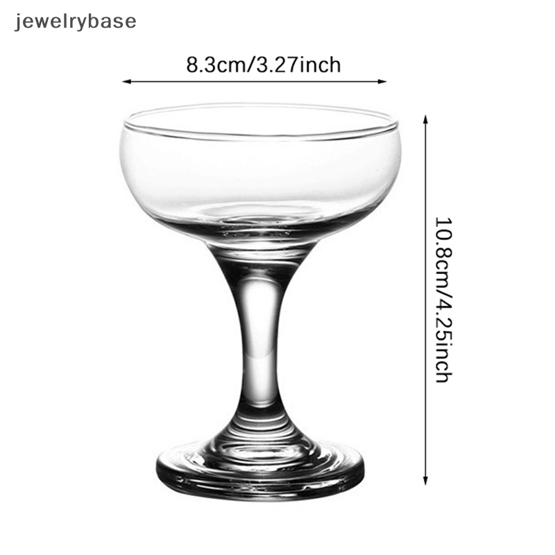 [jewelrybase] Gelas Pesta Transparan Gelas Minuman Cocktail Sekali Pakai Champagne Drinkware Boutique