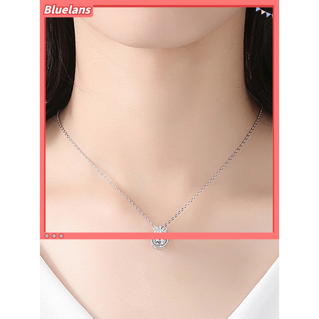 [BLS] Kalung Liontin Berkilau Trobbing Heart Copper Women Jewelry Necklace Untuk Istri