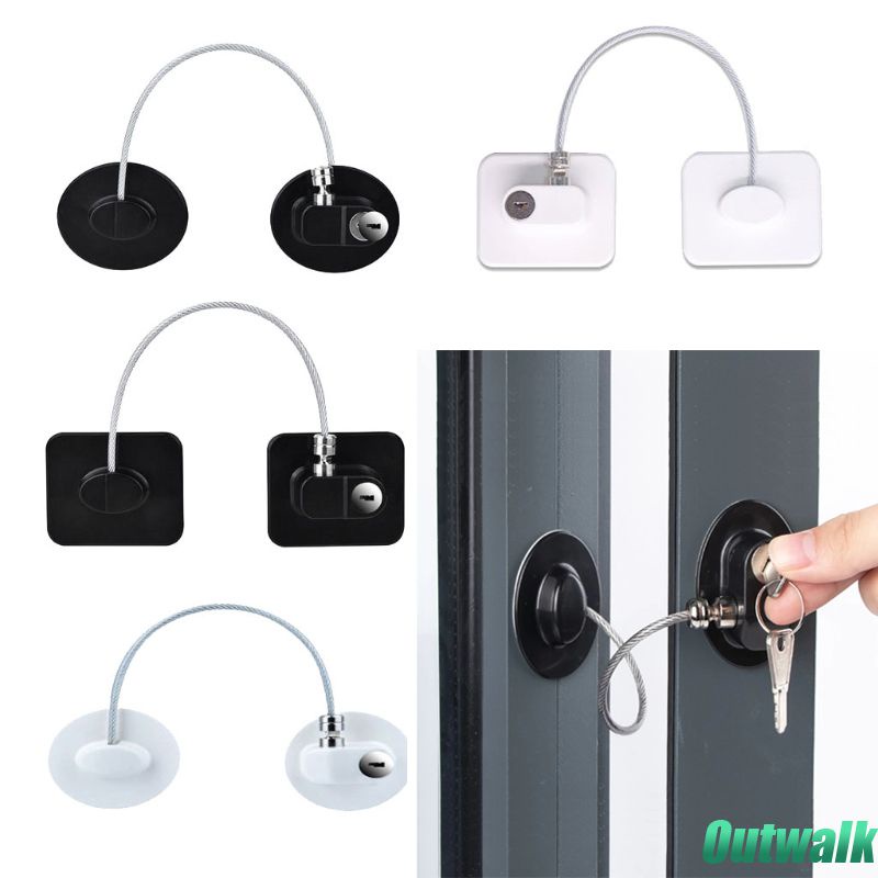 Limkunci Keselamatan Anak Pembatas Jendela Tingkap Kunci Pintu Geser Jendela Rumah Kunci Kuat Memperbaiki Anak-anak Pelindung Keselamatan Perlindungan Keselamatan Anak