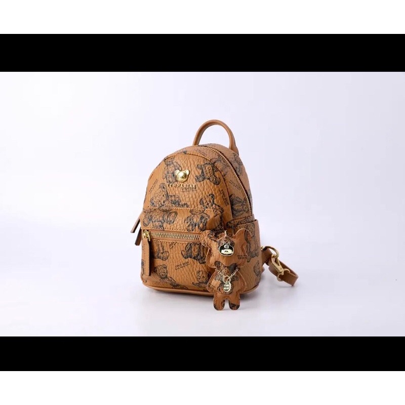 TTWN Bear backpack / sling bag TN 3192 brown ORIGINAL 100%