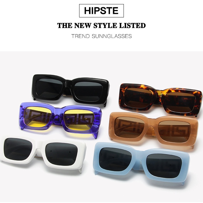Aesthetic Shades Sunglasses UV400 Untuk Wanita/Pria Eyeglasses Colour