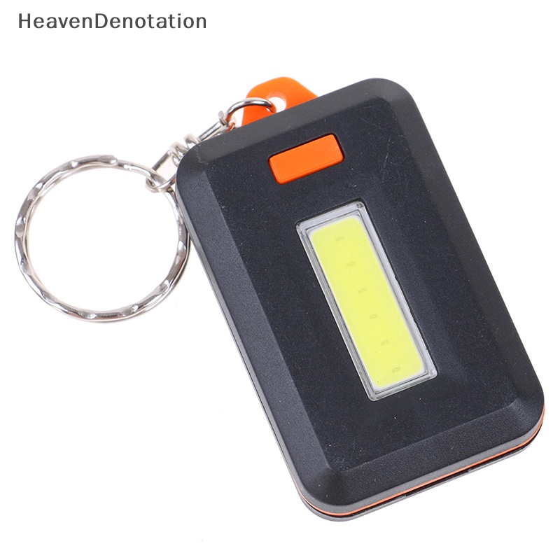 [HeavenDenotation] Cob Senter Gantungan Kunci Senter mini led portable outdoor emergency light HDV