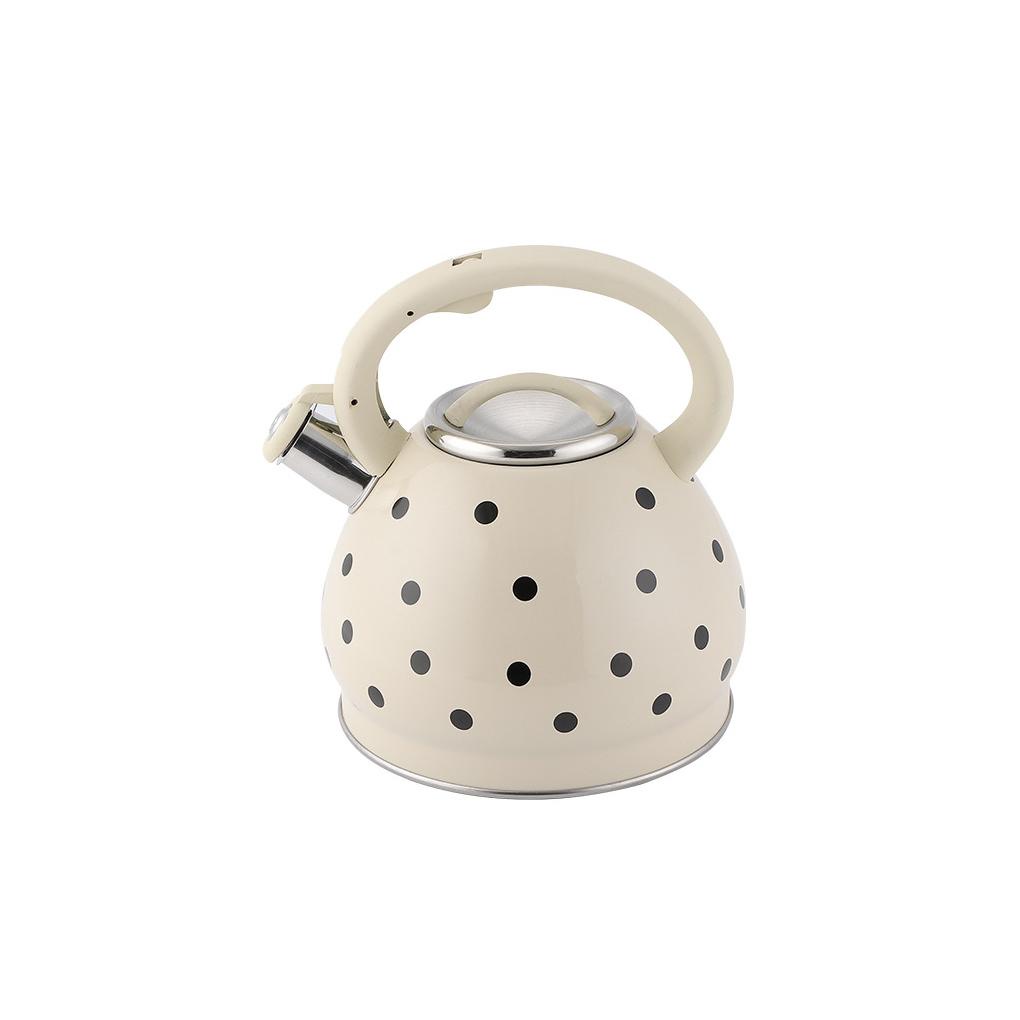 Whistling Kettle Universal Wadah Rebus Rumah Tangga Bintik Sederhana Stainless Steel Teko Teh Air Boiler Peralatan Masak