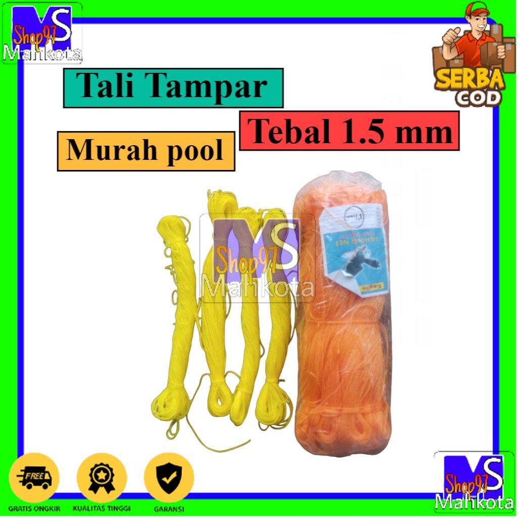 

Tali Tampar Tali Tambang 1.5mm SEA GULL Ecer