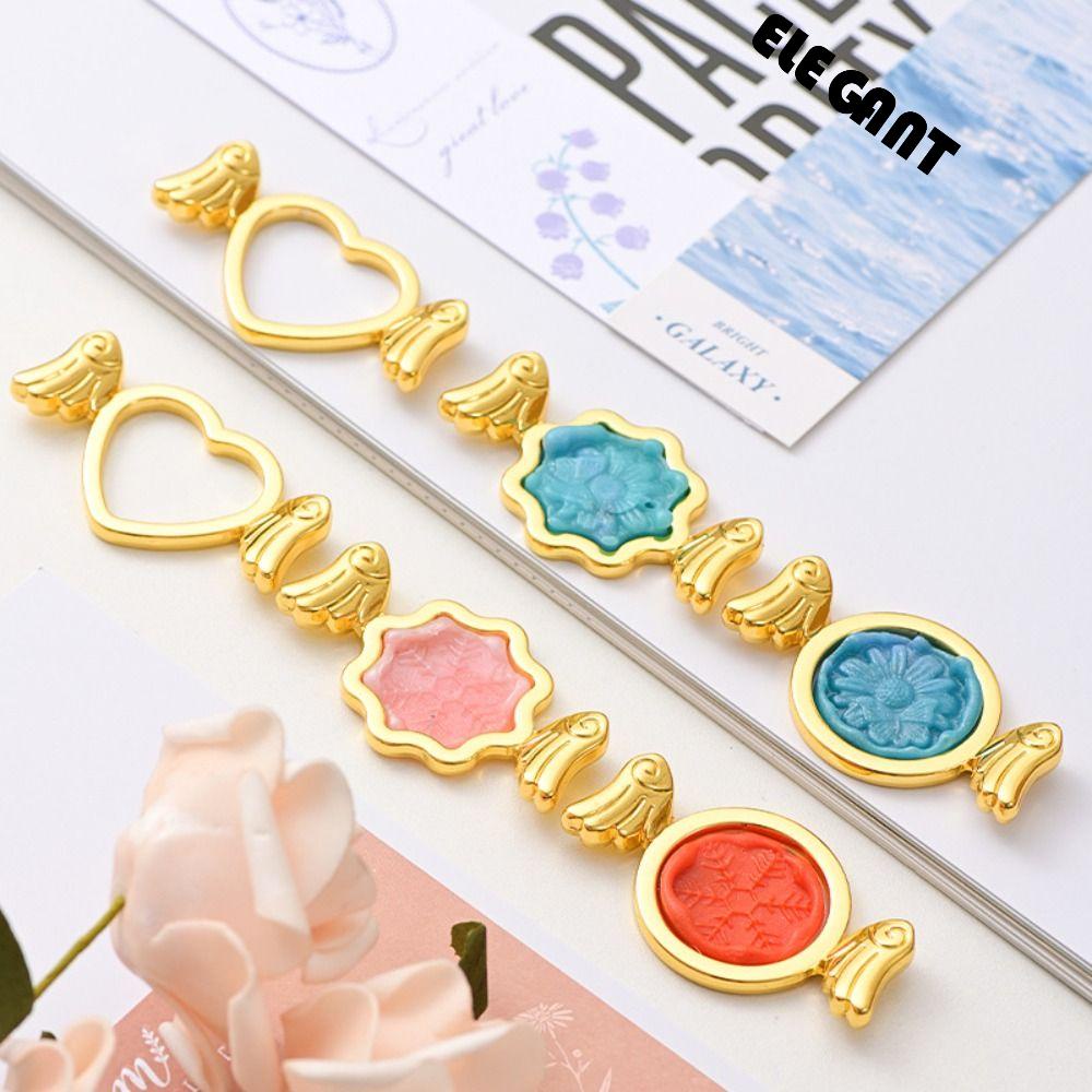 [Elegan] Fire Lacquer Fixer Wedding Indah DIY Kerajinan Alat Engagement Undangan Kerajinan Tangan Aksesoris Hand Rekening Lilin Sealing Shaper