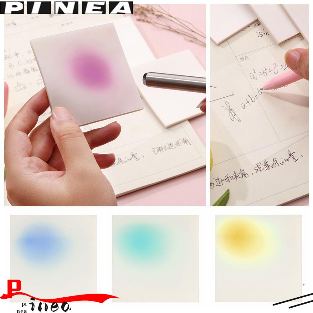 Nanas Transparan Sticky Notes Kreatif Pesan Notes Stiker Alat Tulis Aksesoris Memo Pads