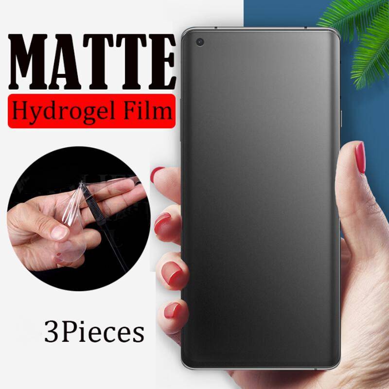 3pcs Film Hidrogel Matte Di Pelindung Layar Untuk Oppo Find X6 X5 X3 X2 F9 F21 F19 F11 Pro X2 X3 Neo Full Cover Pelindung Layar Untuk Oppo F7 F19S F3 F1 Plus Find X5 X3 X2 Lite