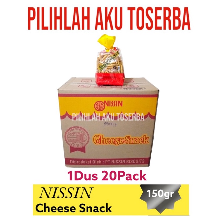 

Biskuit Nissin CHEESE SNACK 150 gr - ( HARGA 1 DUS isi 20 pack )