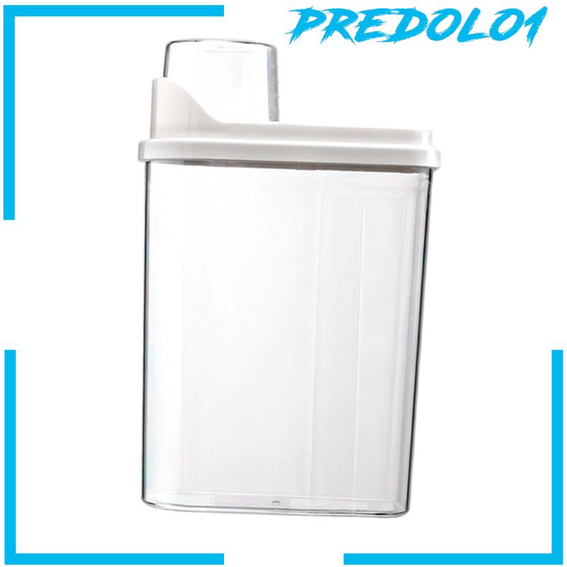 [Predolo1] Wadah Penyimpanan Makanan Anjing Beras Bin Organizer 2.5L Dengan Tutup Food Storage Box