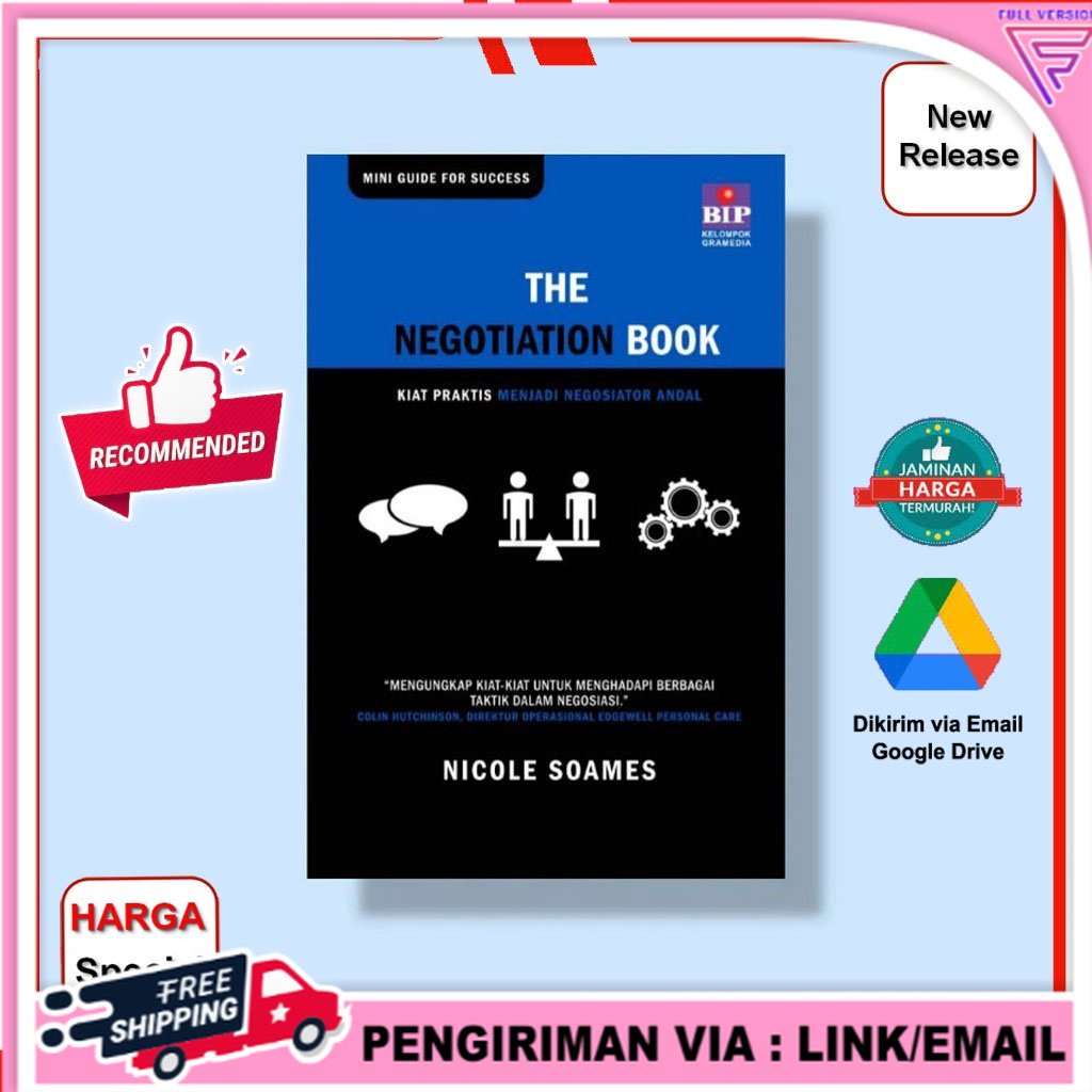 

PROMO!! [Indonesia] The Negotiation Book - Nicole Soames