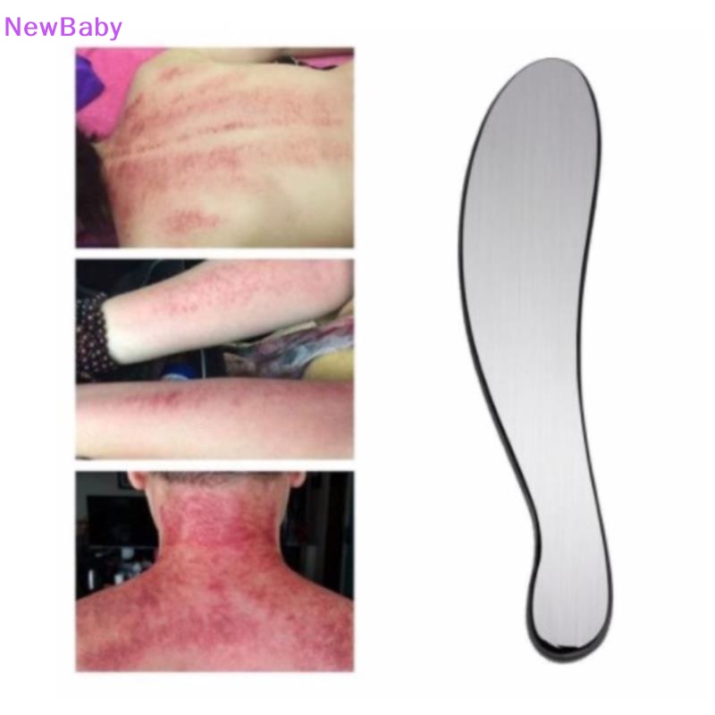 Newbaby Scraping Board Steel Gua Sha Home Polished Therapy Scrapping Massage ID