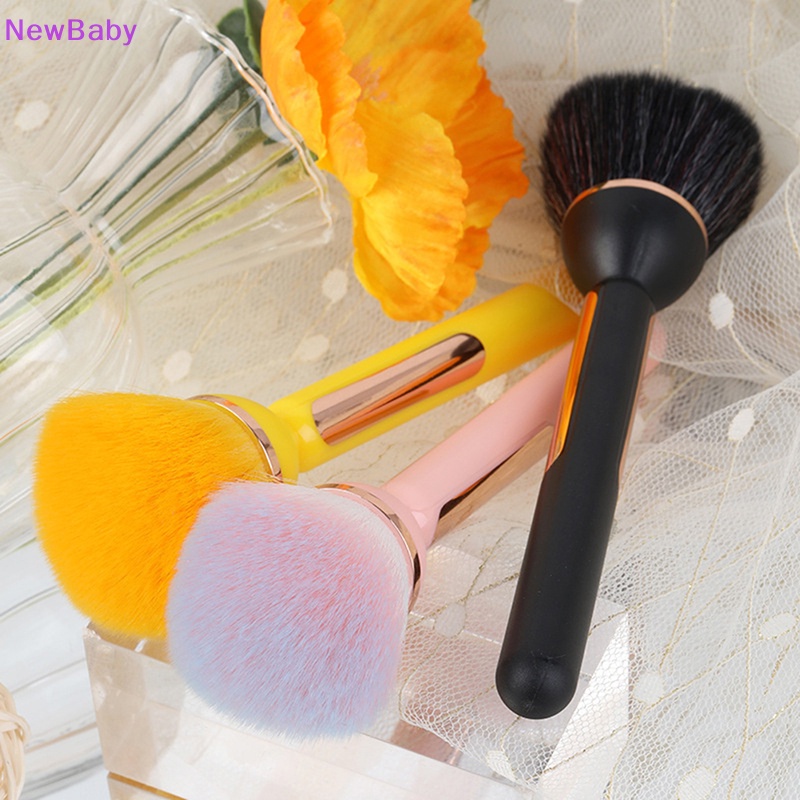 Newbaby 1PC Sikat Pembersih Debu Kuku Kepala Besar Untuk Manicure Blush Powder Makeup Brushes ID