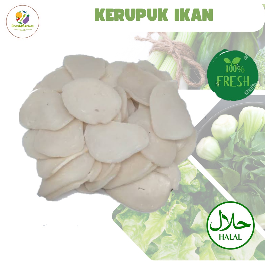 

Kerupuk Ikan Mentah Samudera 250 Gram Freshmarketlampung