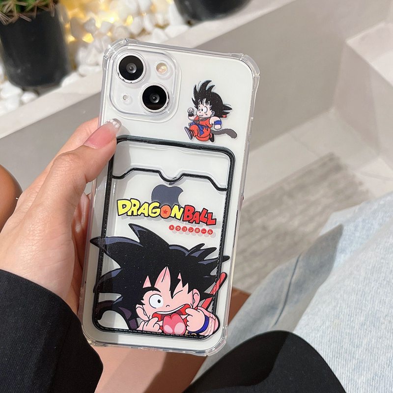 Card Case Dragon Ball Wukong Soft Case HP iP iPhone 14 13 12 11 Pro X XS XR Max 7 8 + Plus Boy Man FTD Casing Apple