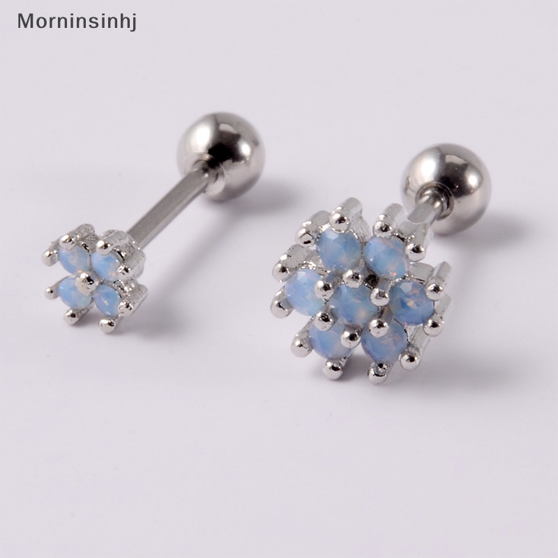 Mornin 1pcs Fashion Kupu-Kupu Beruang Ikatan Simpul Anting Telinga Tulang Kuku Untuk Wanita Tulang Rawan Anting Spiral Stud Earring Tubuh Perhiasan Hadiah id