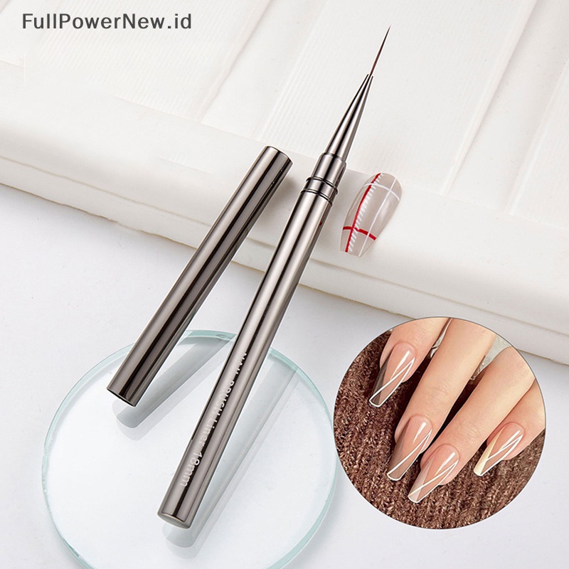 Power Nail Art Brushes Liner Detailer Striping Brush Gel Polish Manicure Nail Art DIY ID