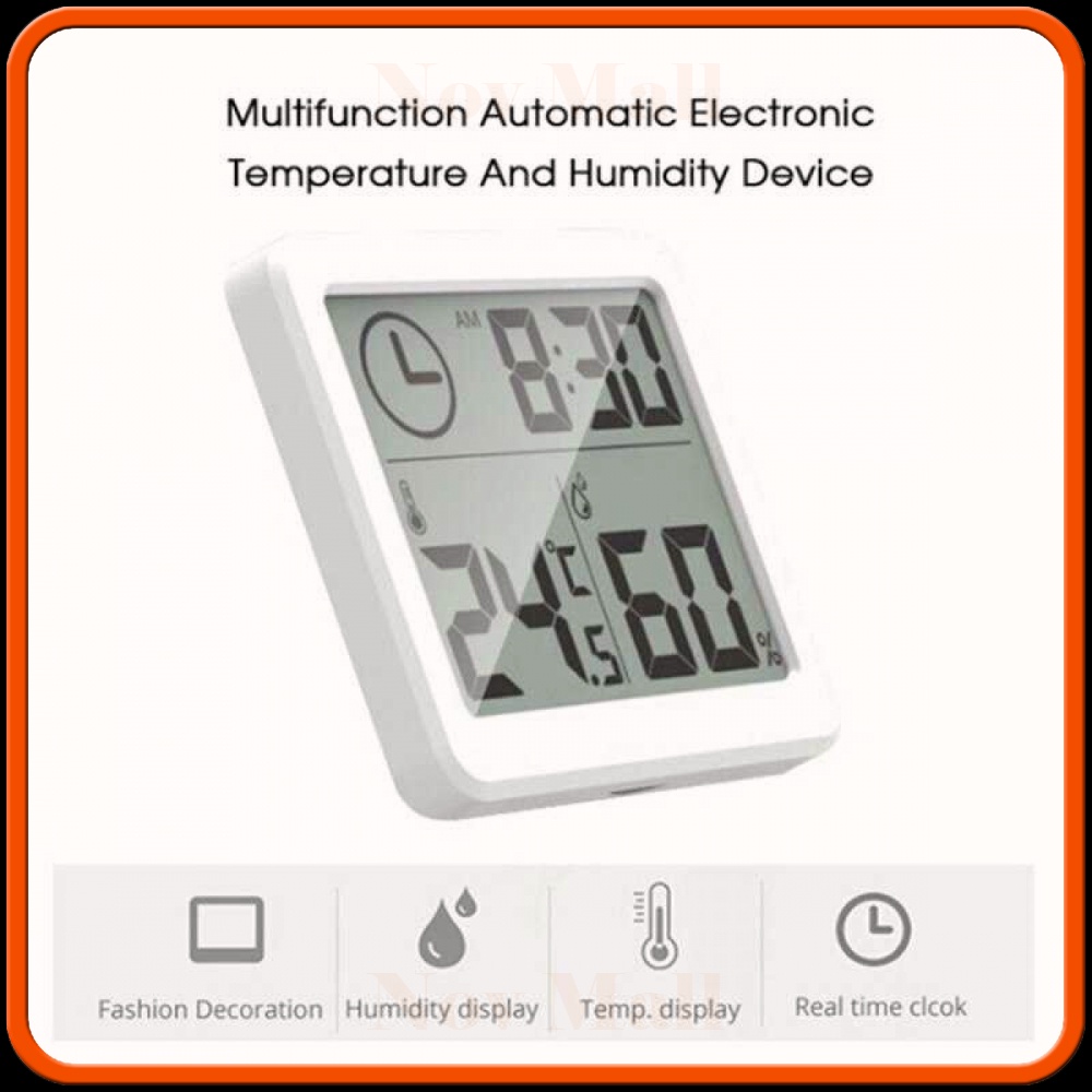 Jam Digital Meja Dinding Thermometer Hygrometer Sensor