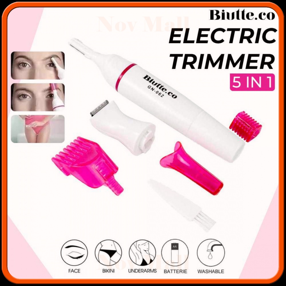 5in1 Trimmer Shaver Pencukur Bulu Tubuh Elektrik GN-062