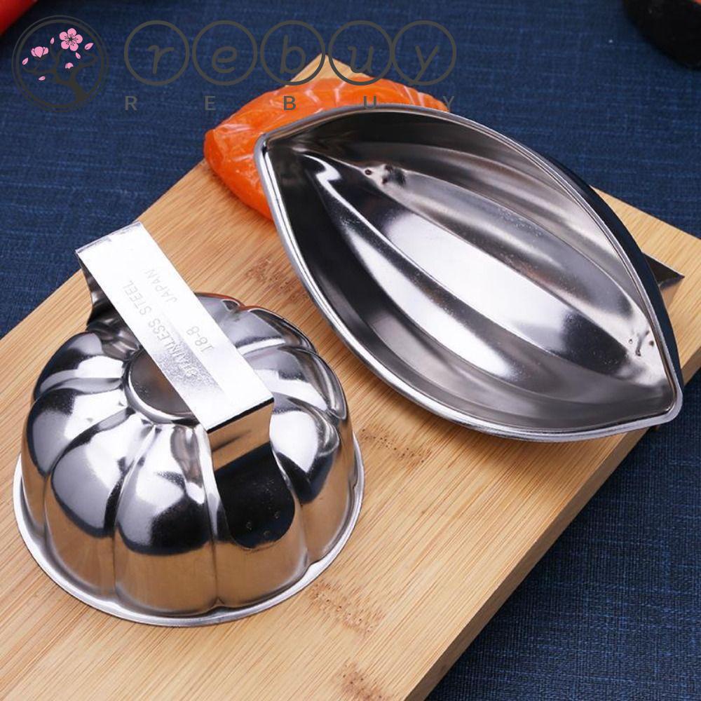 Rebuy Cetakan Nasi Omelette 1pcs Pepaya/ Bunga Berbentuk Sushi DIY Memasak Stainless Steel Makanan Jepang Rice Press