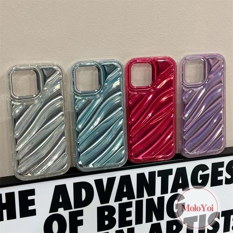 IPHONE Case Kompatibel Untuk Iphone14 11 13 12 Pro MAX 7Plus XR 6 6S 78 Plus X XS MAX SE 2020mewah Simple Mempesona Kartu Laser Kreatif 3D Stereo Pola Korgasi Lembut Ponsel Cover