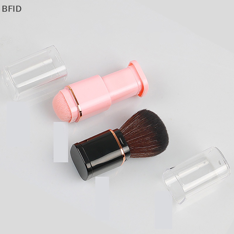 [BFID] Brush Makeup Kosmetik Portable Retractable Mini Blush Foundation Alat Bedak [ID]