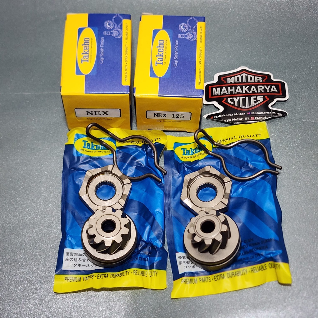 GIGI SELAH NEX 115 SPIN PINION KICK SUZUKI NEX 2 SKYWAVE SKYDRIVE LETS 125