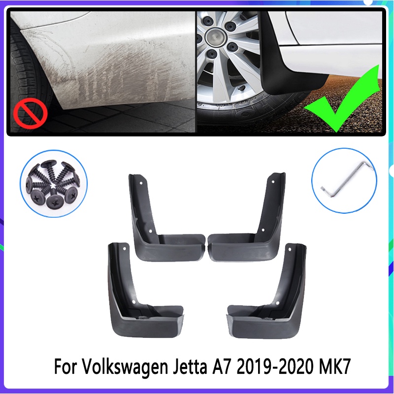 4pcs Mobil MudFlaps Untuk Volkswagen VW Jetta A7 Mk7 7 2019~20 Mudguard Splash Guards Fender Aksesoris Mobil