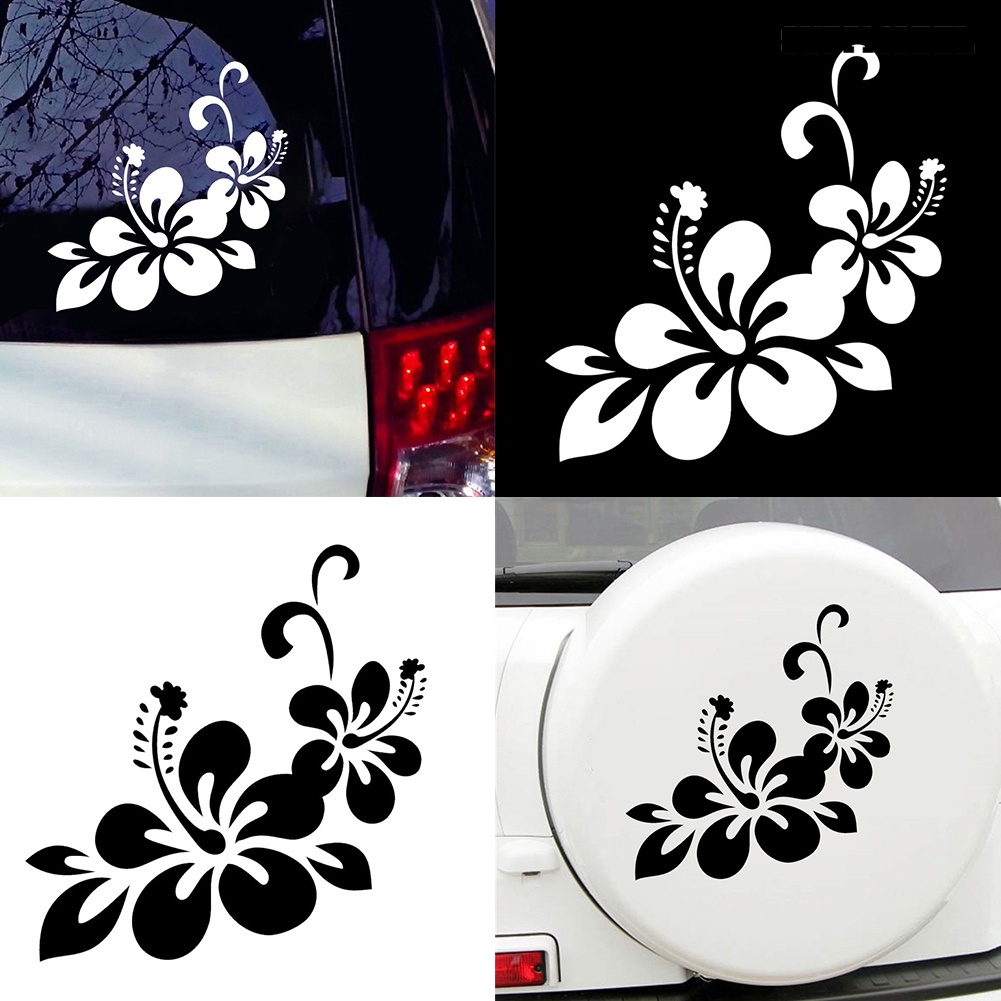 [SM]Flower Floral Auto Decal Sticker Perekat Diri Dekorasi Jendela Body Mobil