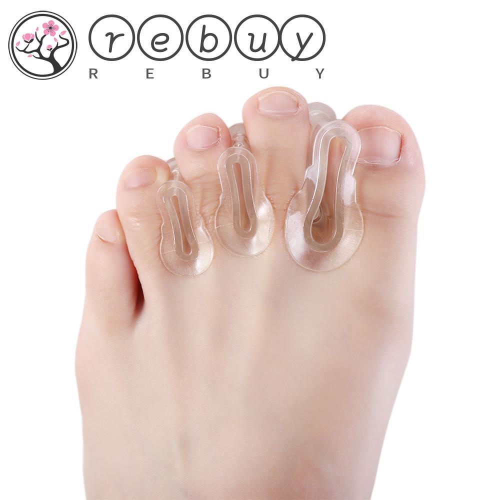 Rebuy Toe Separators Professional Cuttable Feet Bone Thumb Adjuster Alat Perawatan Kaki Toe Valgus Protector Toe Orthotics Brace Thumb Valgus Adjuster