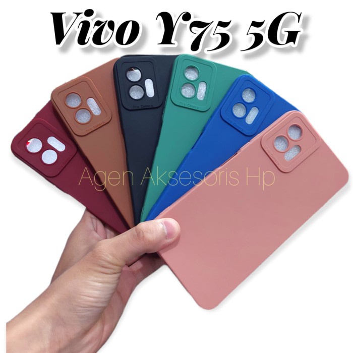 Pro Camera Soft Case Vivo Y36/Y75 5G/V27 5G/V27E Color Solid