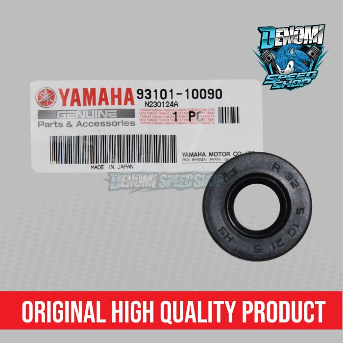 Seal Sil Pompa Oli Samping Yamaha F1ZR FIZR F1Z FIZ R Force 1 Alfa Champ Sigma V80 Original YGP 93101-10090