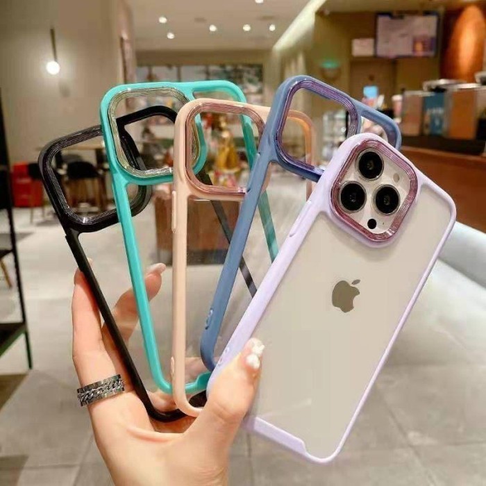 Case STEEL HYBRID Clear List Chrome Mi 11T/11T Pro/12/12 Pro/Poco F3/X3/X3 NFC/X3 Pro/X3 GT Shockproof Neo Hybrid