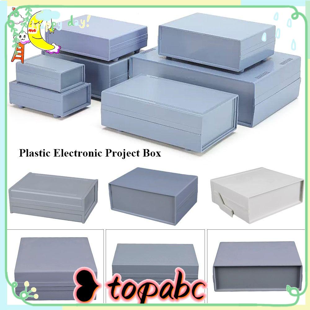 TOP Kotak Proyek Elektronik 7ukuran ABS Plastik DIY Kotak Instrumen