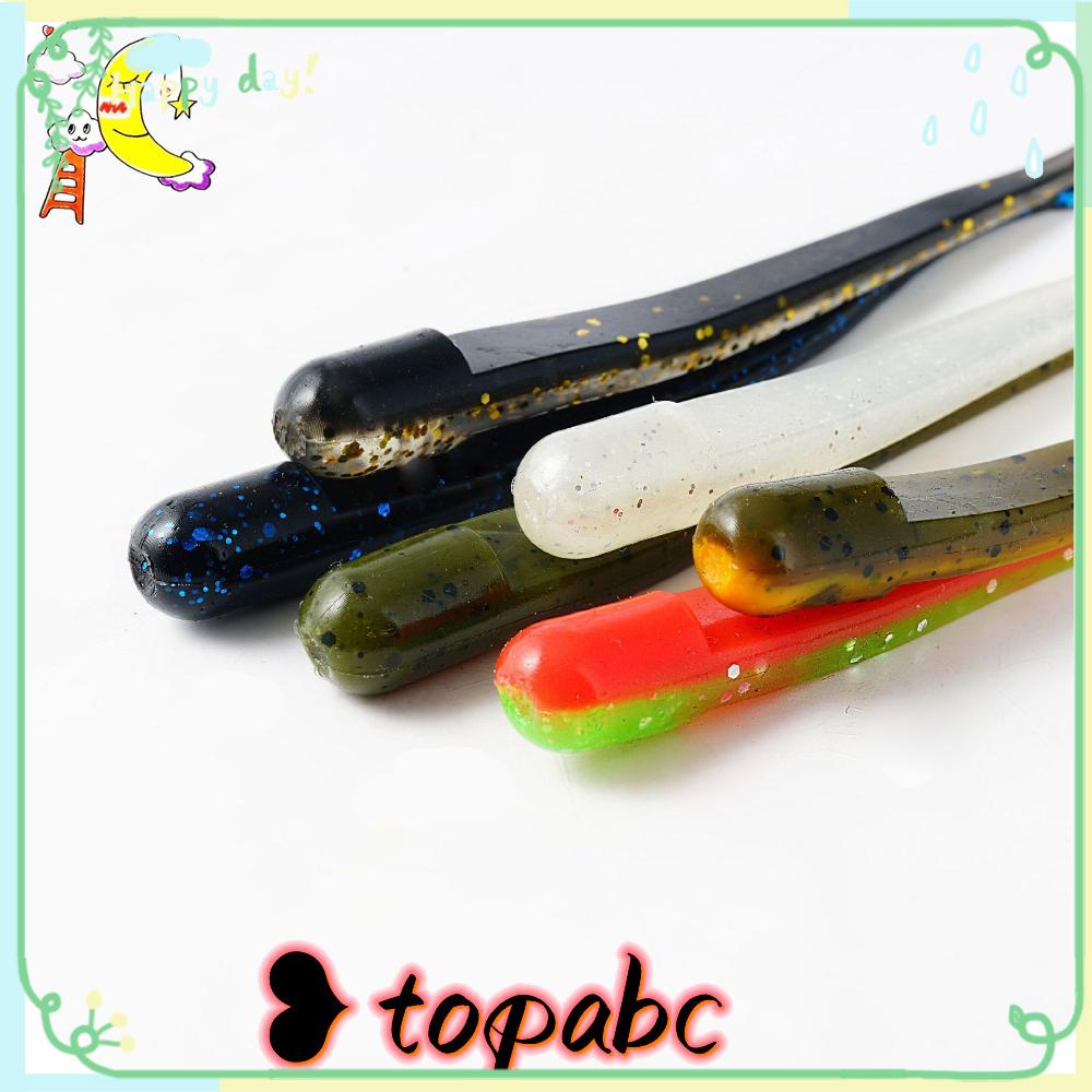 TOP 10pcs Alat Pancing Umpan Cacing Bionic PVC Soft Bait