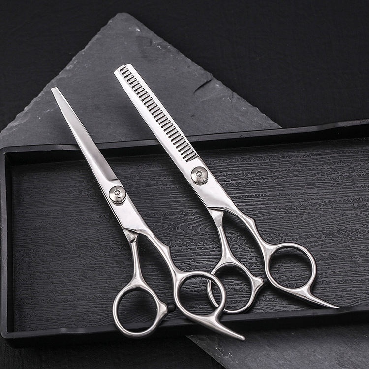 Set Gunting Rambut Stainless steel Salon Profesional Alat Potong Rambut 1 Set Barbershop