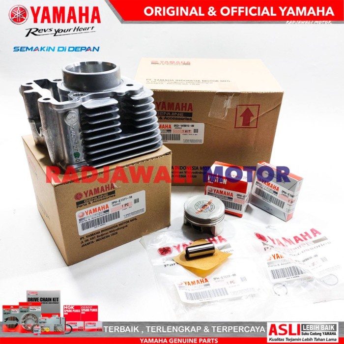 SALE BLOK SEHER PISTON KIT MIO M3 , MIO Z , FREEGO ASLI ORIGINAL YAMAHA Termurah