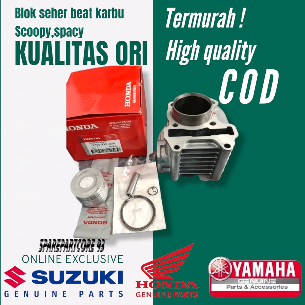 Blok seher Scoopy karbu blok seher beat karbu  blok seher spacy blok mesin beat 110 karbu blok mesin