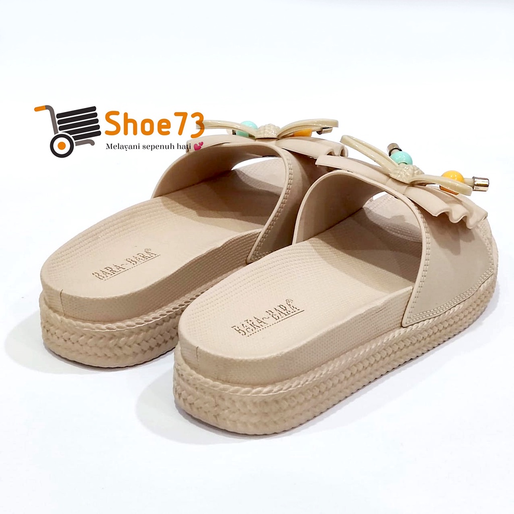 BARA BARA JSL 895 B-26 SIZE 36-40 ORIGINAL l Sandal Selop pita jelly wanita l Sendal kokop cewek impor