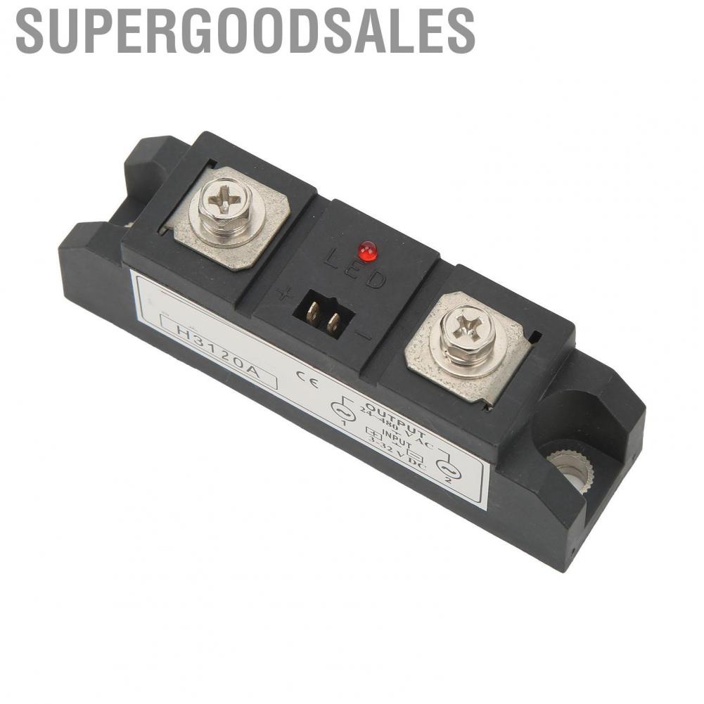 Supergoodsales SSR Accessory   Indicator Copper Baseplate 3‑32V DC Input Solid State Relay for Vehicle