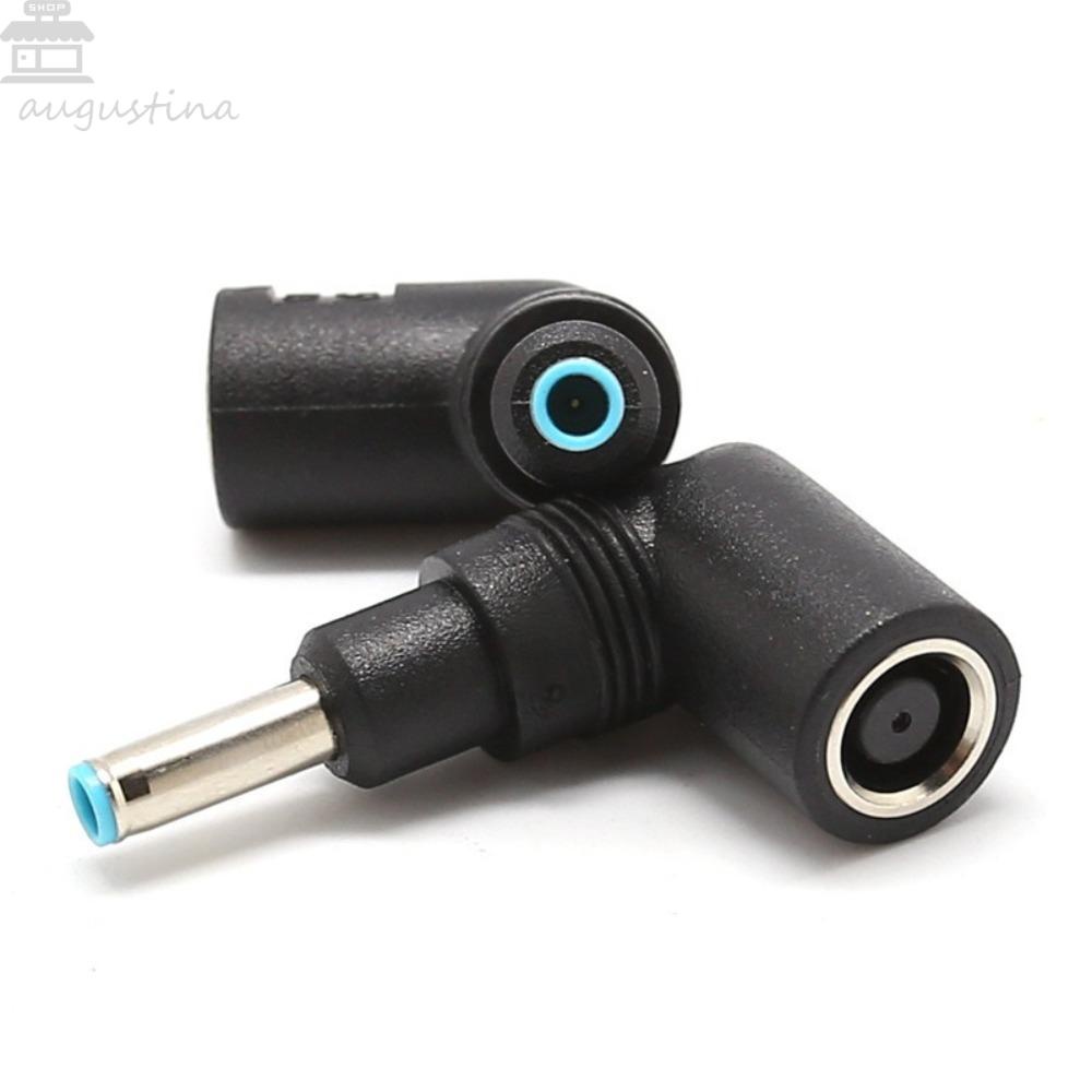 AUGUSTINA Adaptor Kepala Lurus Laptop Charging Elbow 4.5 X 3.0mm Male Adapter Connector Converter Steker Colokan Listrik Converter Dengan Pin Adaptor Colokan Listrik DC